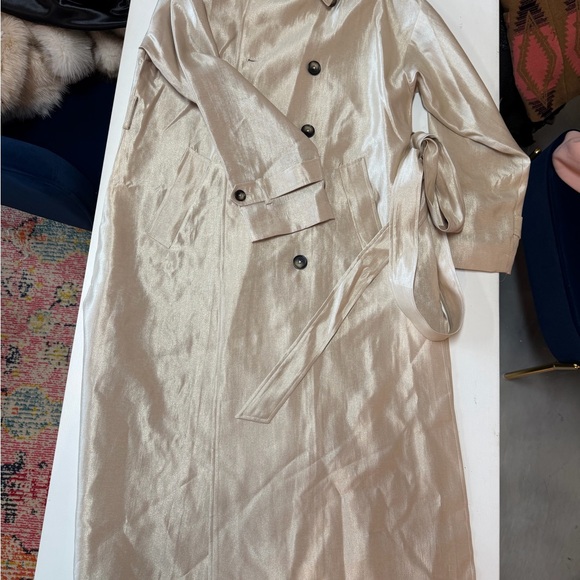 Gerard Darel Champagne Trench Coat - Picture 2 of 9